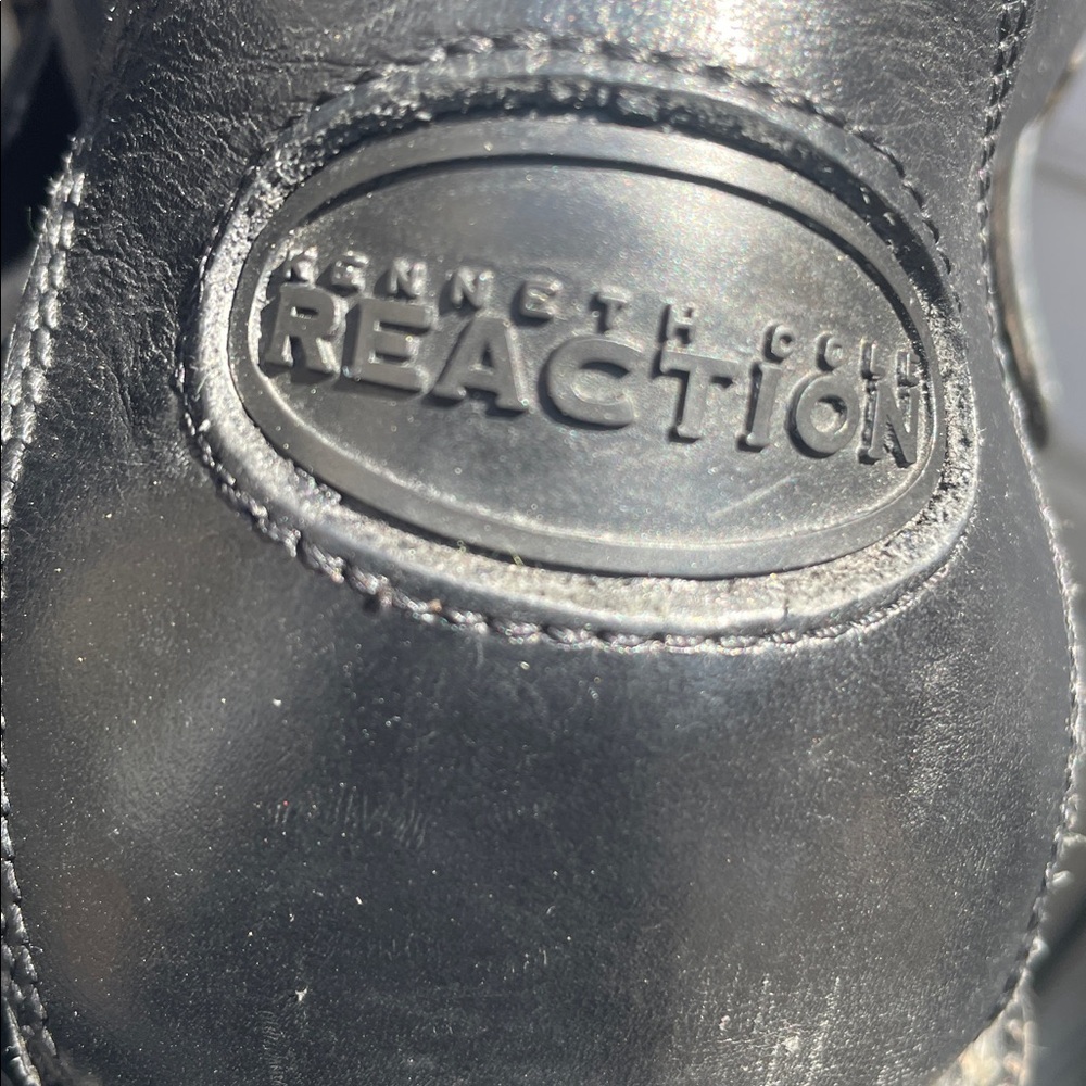 Kenneth Cole Reaction Men's Boots Black Leather Buckle Chelsea Boots Size - Picture 8 of 12